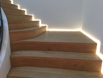 Stairs with side lights - 012